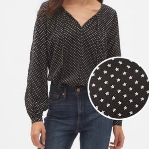 Star print blouse